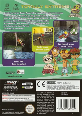 Nickelodeon Rocket Power - Beach Bandits box cover back